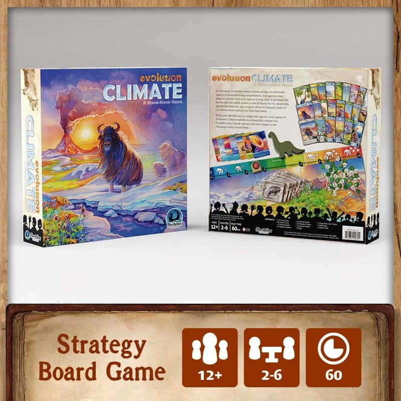 North Star Games Northstar Game Studio - Evolution Climate Board Game - Includes Climate Expansion | Create Species in This Strategy Game for Adults, Teens and Families | 2-6 Players, Age 12+ - Image 2